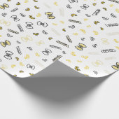 Pasta Party Wrapping Paper Geschenkpapier (Ecke)
