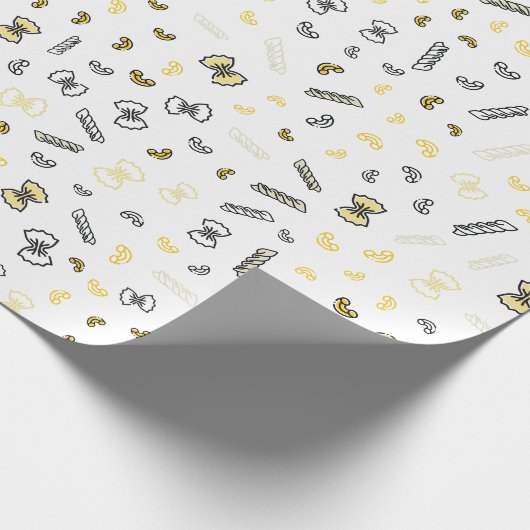 Pasta Party Wrapping Paper Geschenkpapier (Ecke)