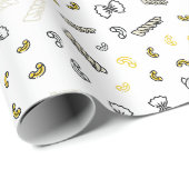 Pasta Party Wrapping Paper Geschenkpapier (Rolleneckpunkt)