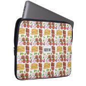 Pasta Pattern individuelle Laptop-Ärmel Laptopschutzhülle (Vorne Rechts)