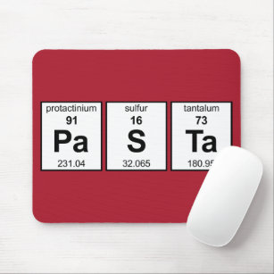 PaSTa Periodic-Tabelle Mousepad