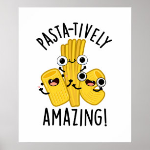 Pasta-Phantastische Pasta Pun Poster