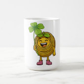 Pasta Polo – Lucky  with Clover -Shirt Kaffeetasse (Mittel)