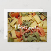 PASTA Postcard Postkarte (Vorne/Hinten)