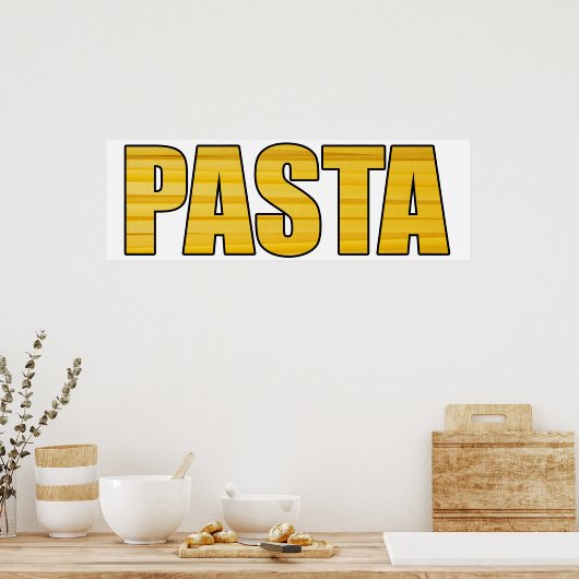 Pasta Poster (Küche)