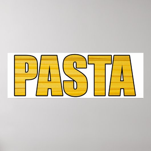 Pasta Poster (Vorne)