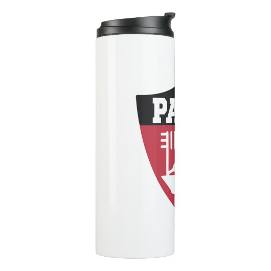 PASTA-SchildLogo Thermosbecher (Nach links gedreht)