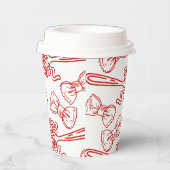 Pasta & Schnuller Handgezeichnete italienische Bab Pappbecher (Rechts)