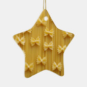 Pasta Spaghetti Noodles Abstrakt Keramik Ornament (Rechts)