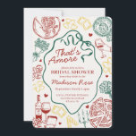 Pasta Thats Amore Italian Brunch Bridal Shower Einladung<br><div class="desc">That’s Amore! Love and pasta are always a perfect match! This That’s Amore bridal shower collection combines romantic Italian flair with playful pasta details for a sweet, stylish soirée that celebrates love, laughter, and la dolce vita. ★ Let me help you plan your next party! ★ If you need coordinating...</div>