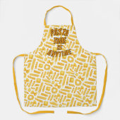 Pasta Time ist jederzeit Muster doppelseitigen Ent Schürze (Vorderseite)