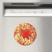 Pasta und Herz Magnet (In Situ (Geschirrspüler))