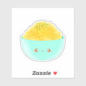 Pasta und Käse Aufkleber (Blatt)