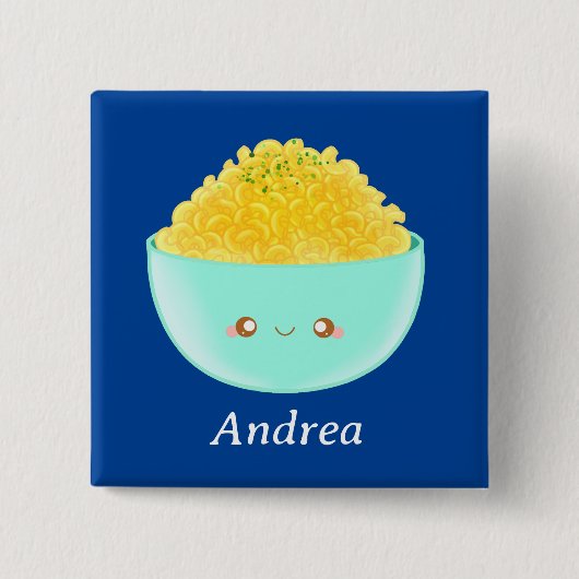 Pasta und Käse Button (Vorderseite)