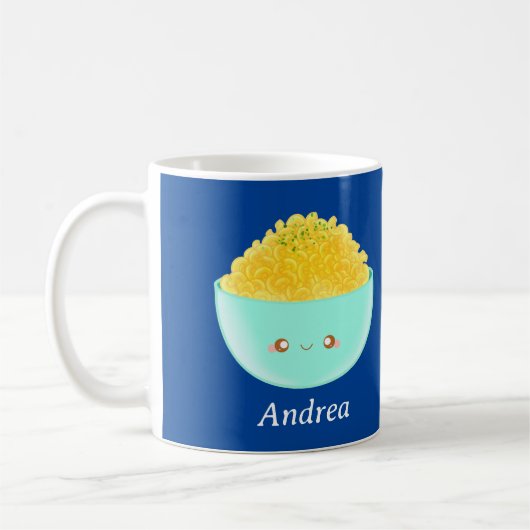 Pasta und Käse Kaffeetasse (Links)