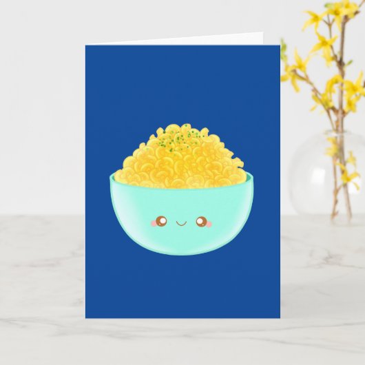 Pasta und Käse Karte (Gelbe Blume)