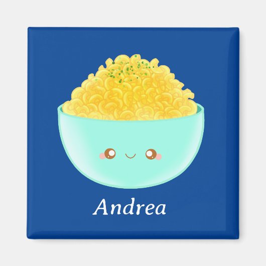 Pasta und Käse Magnet (Vorne)