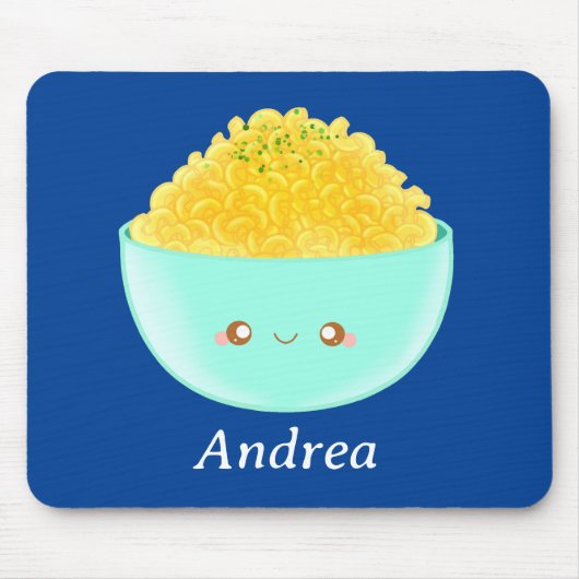 Pasta und Käse Mousepad (Vorne)