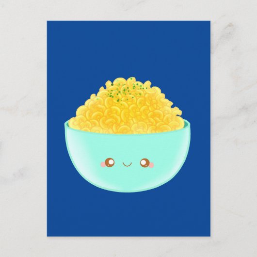 Pasta und Käse Postkarte (Vorderseite)