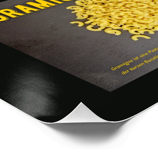 Pasta Variationen Poster (Ecke)