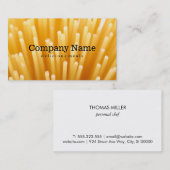 Pasta Visitenkarte (Vorne/Hinten)