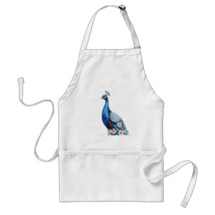 Pasta Watercolor Peacock Art Schürze