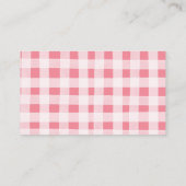 Pastagereis creme Floral Aquarell Beilage Begleitkarte (Rückseite)