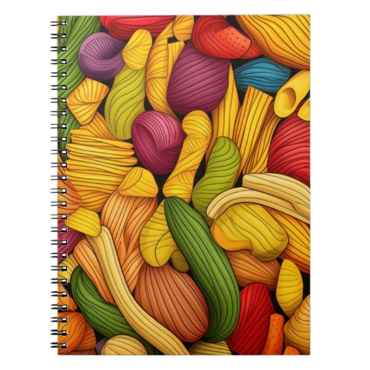 Pastagerichte Notizblock (Vorderseite)