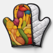 Pastagerichte Ofenhandschuh (Vorderseite/Rückseite)