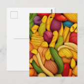 Pastagerichte Postkarte (Vorne/Hinten)