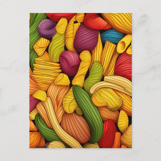 Pastagerichte Postkarte (Vorderseite)