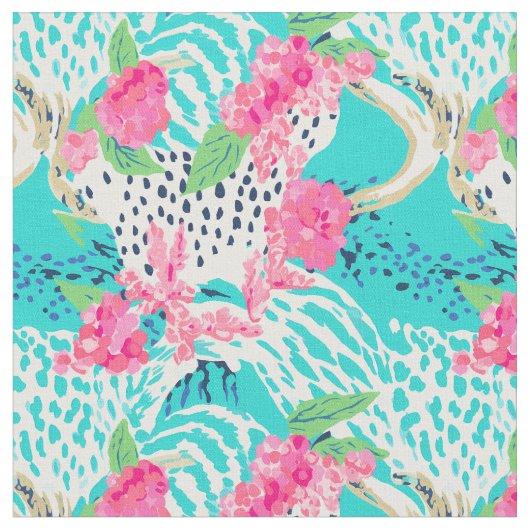 Pastagerichten mit Blume Stoff (Nahaufnahme)