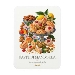Paste di Mandorla – Vintage italienisches Dessert Magnet