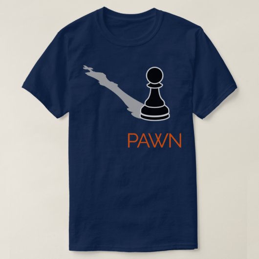 Paste, die einen König im Schach ausgießen T-Shirt (Design vorne)