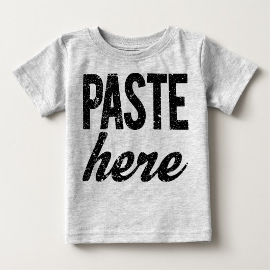 PASTE für Kopplungs-Twins Baby T-shirt (Vorderseite)