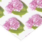 Paste Pink Hydrangea Bloral Print Table Runner Kurzer Tischläufer (Ecke)