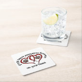 Paste Rechteckiger Pappuntersetzer (Vor Ort)