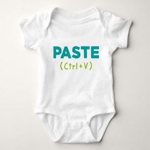 PASTE (Strg+V) Kopieren und Einfügen Baby Strampler
