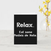 Pasteis De Nata Rtuguese Quote Funny Rtugal Food R Karte (Gelbe Blume)