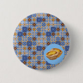 Pasteis de Nata Tiles Button (Vorderseite)