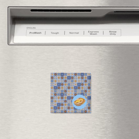 Pasteis de Nata Tiles Magnet (In Situ (Geschirrspüler))