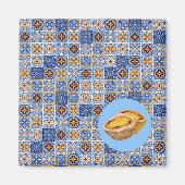 Pasteis de Nata Tiles Magnet (Vorne)