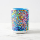 Pastel 15 oz Zwei-Tonen-Tasse Zweifarbige Tasse (Mittel)