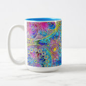 Pastel 15 oz Zwei-Tonen-Tasse Zweifarbige Tasse (Links)