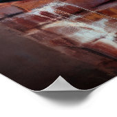 Pastel 1980er Man Mullet Boombox Poster (Ecke)