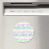 Pastel ABCs Magnet (In Situ (Geschirrspüler))