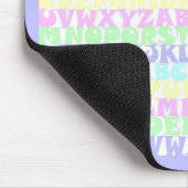 Pastel ABCs Mousepad (Ecke)