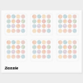 Pastel Abstract Bubble Sticker Sheet (Blatt)