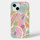 Pastel Abstract Design Phone Case (Rückseite)