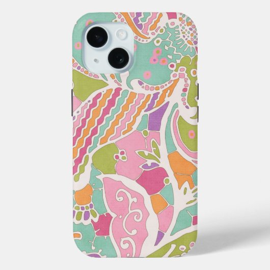 Pastel Abstract Design Phone Case (Rückseite)